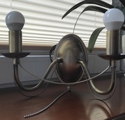 Kinkiet podwójny. Mosiądz