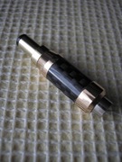 Adapter Przejściówka DC 2,5x 0,7mm na 5,5x 2,1mm ZŁOCONY