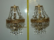 Kinkiety kryształowe 7 - 8.   