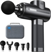 RENPHO R-C003 pistolet masujący z 5 głowicami 3200RPM czarny