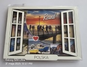 Magnes na lodówkę drewniany MDF REWAL POLSKA Morze Bałtyckie Bałtyk(17) 