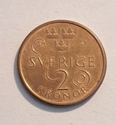 303. Moneta Szwecja 2 korony 2016 rok