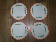 SERWETKI HAFT PŁASKI 4 szt 