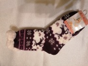 Świąteczne skarpety antypoślizgowe 