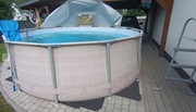 Basen BESTWAY 396x107 cm NOWA pompa, drabinka, skimer, osłona