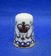 Naparstek Kolekcjonerski Porcelanowy Royal Collection  - Korona 