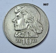 10 zł Tadeusz Kościuszko z 1969 roku ładna moneta nr. 907