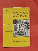 Instrukcja obsługi z rachunkiem KROSS Rower HANTER stara  2002/05rok