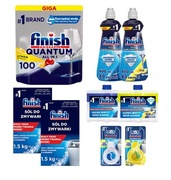 Finish Zestaw Finish Quantum All In One 100 Tab Płyn Sól Zapach