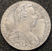 Talar Maria Teresa 1780. 3/4 uncji Ag 999. Czytaj opis.