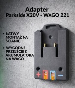 Adapter Parkside X20V - WAGO