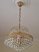 PIĘKNY KRYSZTAŁOWY ŻYRANDOL