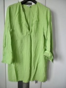 H&M sukienka damska - zielona -L