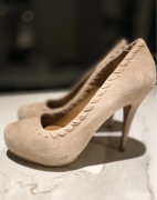 Buty Zara zamsz naturalny, skóra naturalna r 39