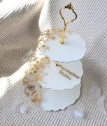 Pamiątka ślubu Patera z żywicy 