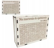 BIAŁA SKARBONKA WYKREŚLANA Dzień Chłopaka