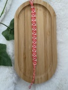 Bransoletka z muliny w serduszka handmade