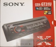 Sony CDX-GT31U USB AUX MP3 – Radio samochodowe 4x45W + Pudełko