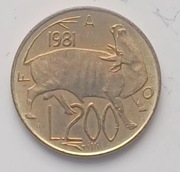 San Marino - 200 lira - 1981r. 