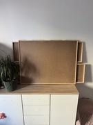 Tablica do Układania Puzzli 1500 el. Stół 4 Szuflady Drewniana Podstawka