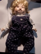 stara duża niemiecka lalka porcelanowa