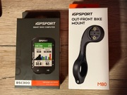 Licznik rowerowy z GPS / nawigacja iGPSPORT BSC300 + uchwyt M80 + gratis