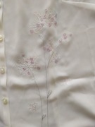 Marks & Spencer piękna kremowa bluzka haft rozm 12 40