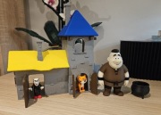 Smerfy/ gargamel/ zamek gargamela + figurki gargamel klakier pasibrzuch 