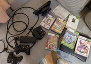 Xbox 360 250 GB  trzy pady Kinect gry 