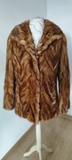 Futro - kurtka norki brąz 