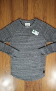 Sweter Primark r. M  szary okrągły dekolt poliester bawełna nowy z metką