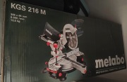 Ukośnica Metabo KGS 216 M z posuwem 216 mm jak nowa komplet pudełko
