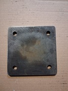 Płyta blacha podstawa stalowa montażowa 125 x 125 x 8