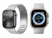 ORYGINALNA BRANSOLETA TYTANOWA TOPP na APPLE WATCH 44/45/46/49MM SREBRNA