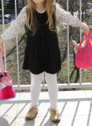 Kombinezon czarny zima jesień George 4 lata +