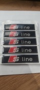 Naklejka Znaczek AUDI SLINE Emblemat logo 70mm x 16mm 70x16