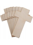 Krzyż ozdoby sklejka dekor decoupage, Krzyż do stroika 10 sztuk