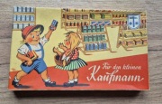 Opakowanie obrazek DDR zabawka sklep retro lata 50/60 Leipzig pudełko