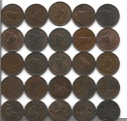 W.Brytania Farthing na sztuki (patrz opis)