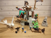 Używany zestaw Playmobil Wyspa Berg + dodatki smoki i bohaterowie