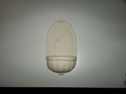 Kropielnica do trzymania wody święconej/wieszania na ścianie, nieużywana