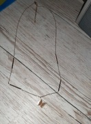 Łańcuszek stal różowe złoto Apart artelioni motyl 