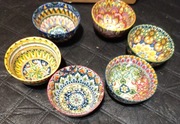 Zestaw 6 miseczek ceramicznych boho maroko mandala
