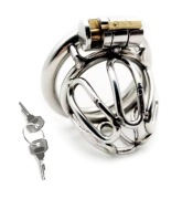 Stalowy pas cnoty, Chastity klatka na penisa Oring 45mm