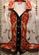 191. Wytworna bluzka w stylu Versace ( proj.Gerry Weber),rozm.L/XL