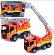 LENA WÓZ STRAŻACKI STRAŻ POŻARNA VOLVO WORXX POMPKA Z WODĄ RUCHOMA DRABINA