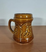 Kubek Kufel vintage PRL ceramika porcelit