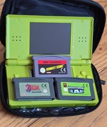 Nintendo DS lite z nowym etui i 3 kultowe gry GBA, super stan