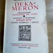 DEKAMERON.  -  Giovanni Boccaccio.  Tomy. 1 - 5