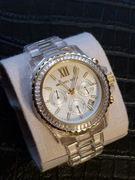 Michael Kors Everest MK7238 - elegancki przeźroczysto-złoty zegarek damski 